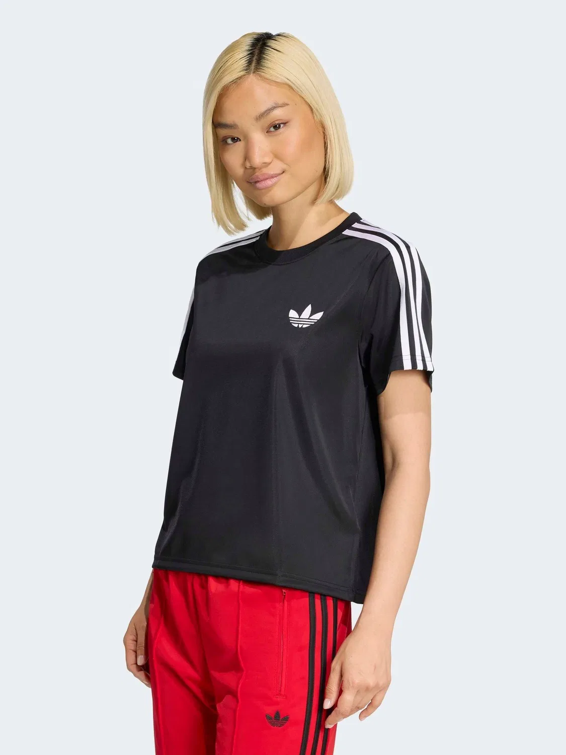 Футболка с принтом Firebird, adidas Originals, черный