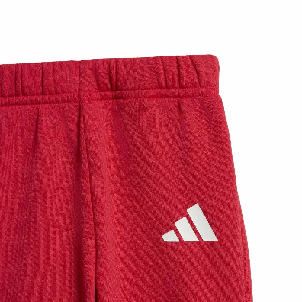 Детский спортивный костюм с длинным рукавом Adidas Essentials Track Suit set, Red — фото 4