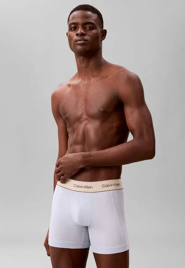 Комплект из 3 боксерских трусов Calvin Klein, черный/синий/серый