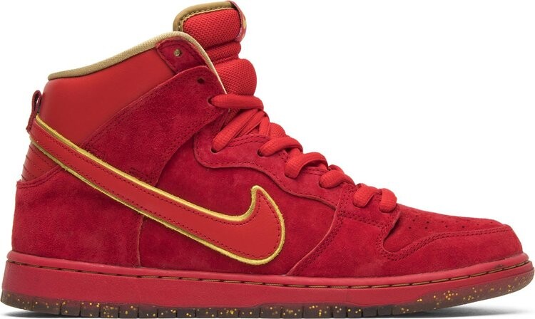 

Кроссовки Nike Dunk Hi Premium SB 'CNY', красный