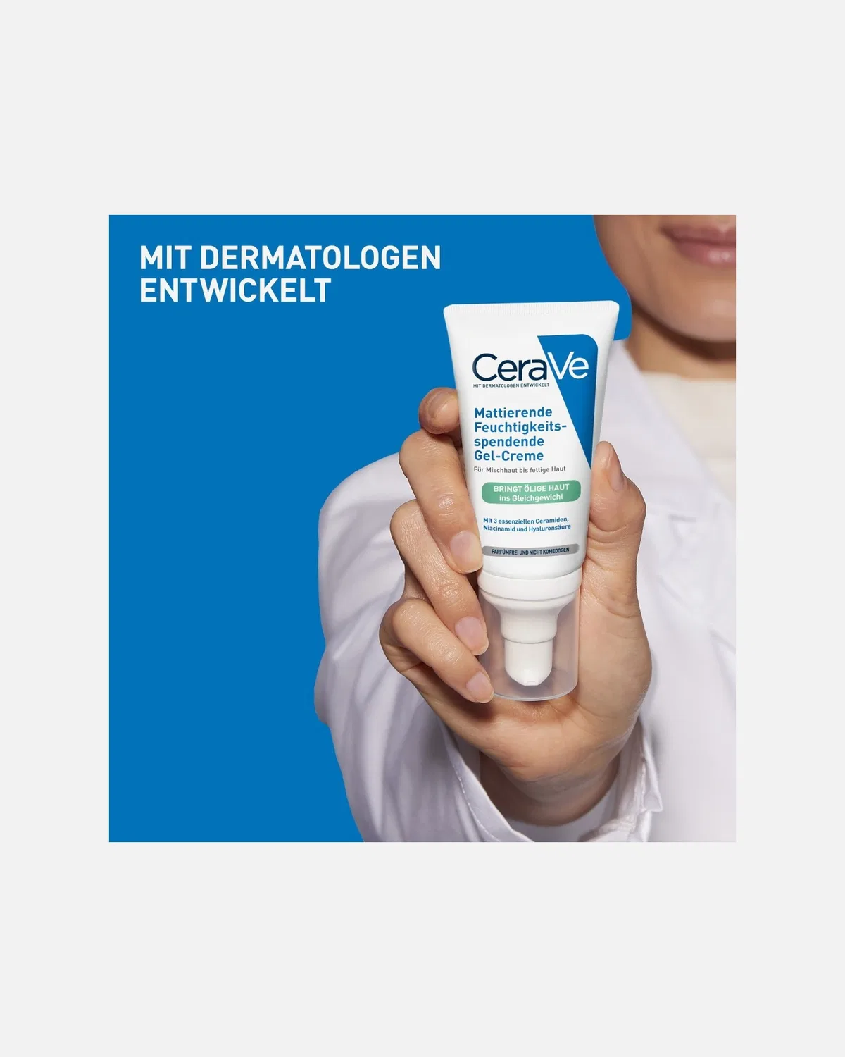 Матирующий увлажняющий крем-гель для лица Cerave, Cerave Matt. Feucht.-Creme 52 Ml / Default Title — фото 4