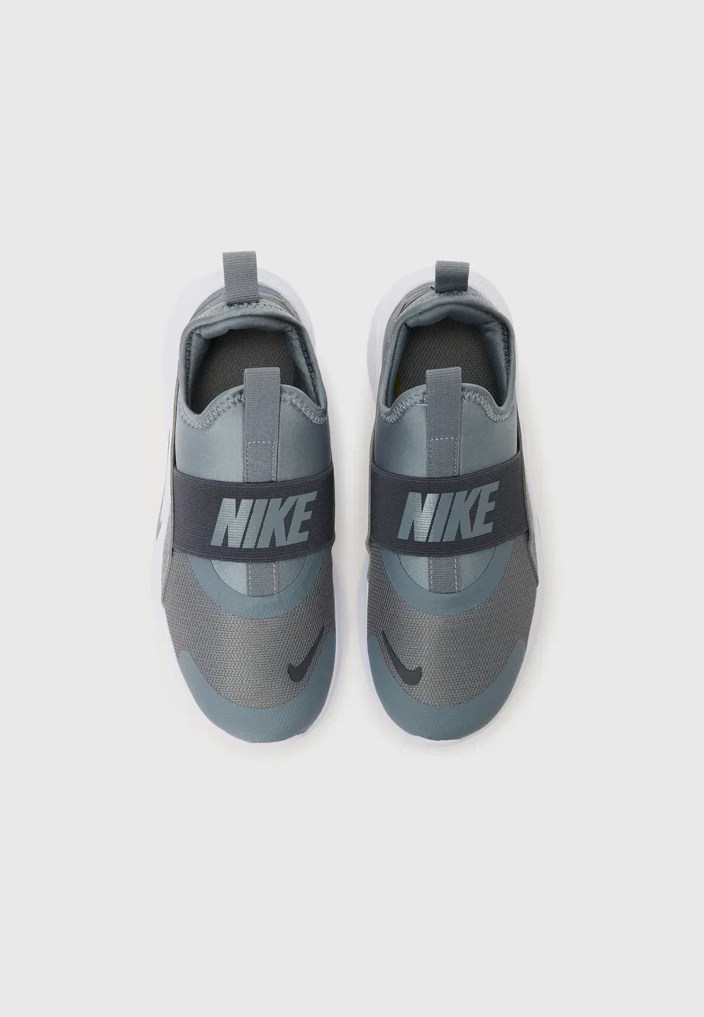 Кроссовки Flex Runner 4 унисекс - для бега по улицам Nike Performance, Cool Grey/Dark Grey/White — фото 4