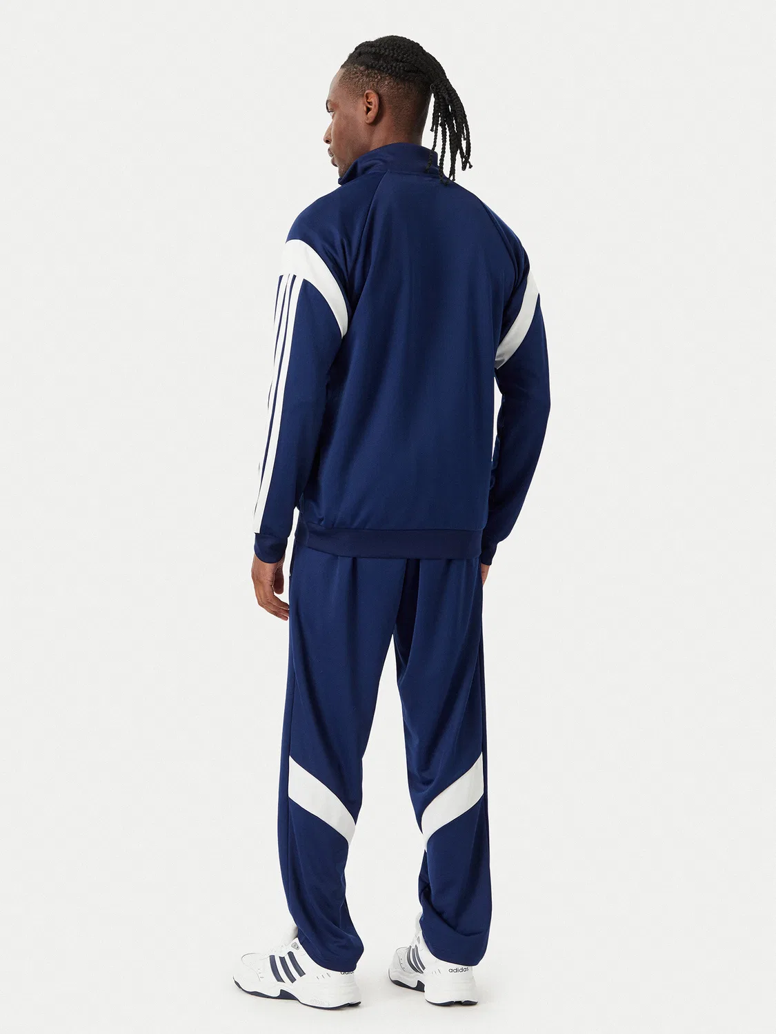 Мужская толстовка стандартного кроя Teamsport Adidas, темно-синий — фото 2