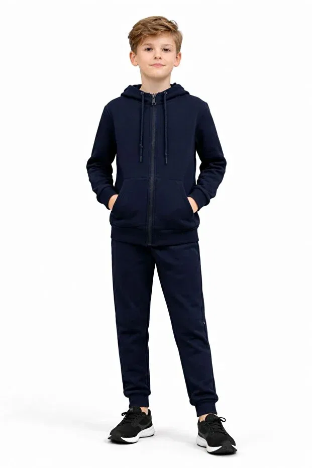 Детский спортивный костюм с капюшоном Vandelo, Navy Blue