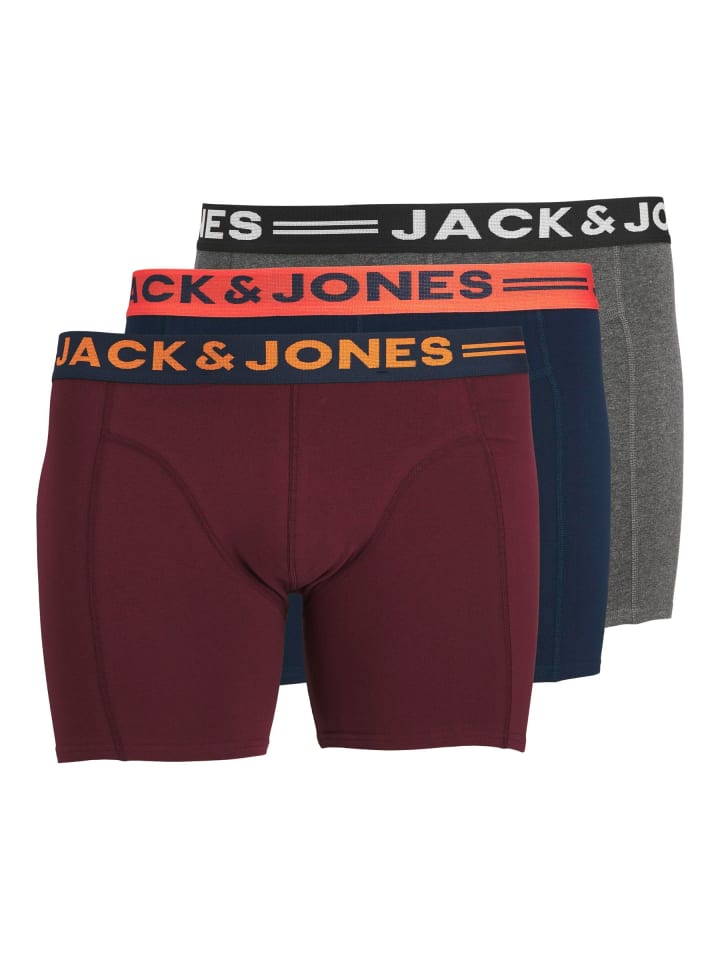 

Боксеры JACK & JONES PLUS, бордовый
