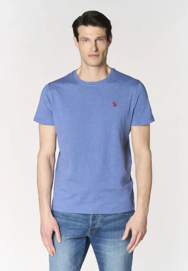 Футболка хлопковая Basic t-shirt U.S. Polo Assn., синий