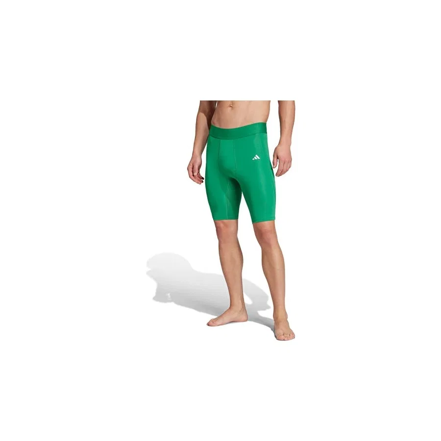 Спортивные тайтсы-тайтс Techfit Short Tight с длинным рукавом adidas, Зеленый