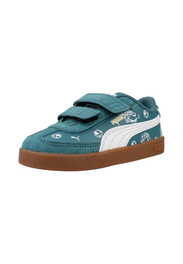 Кроссовки с застежкой-липучкой Club era super vinf Puma verde, зеленый — фото 2
