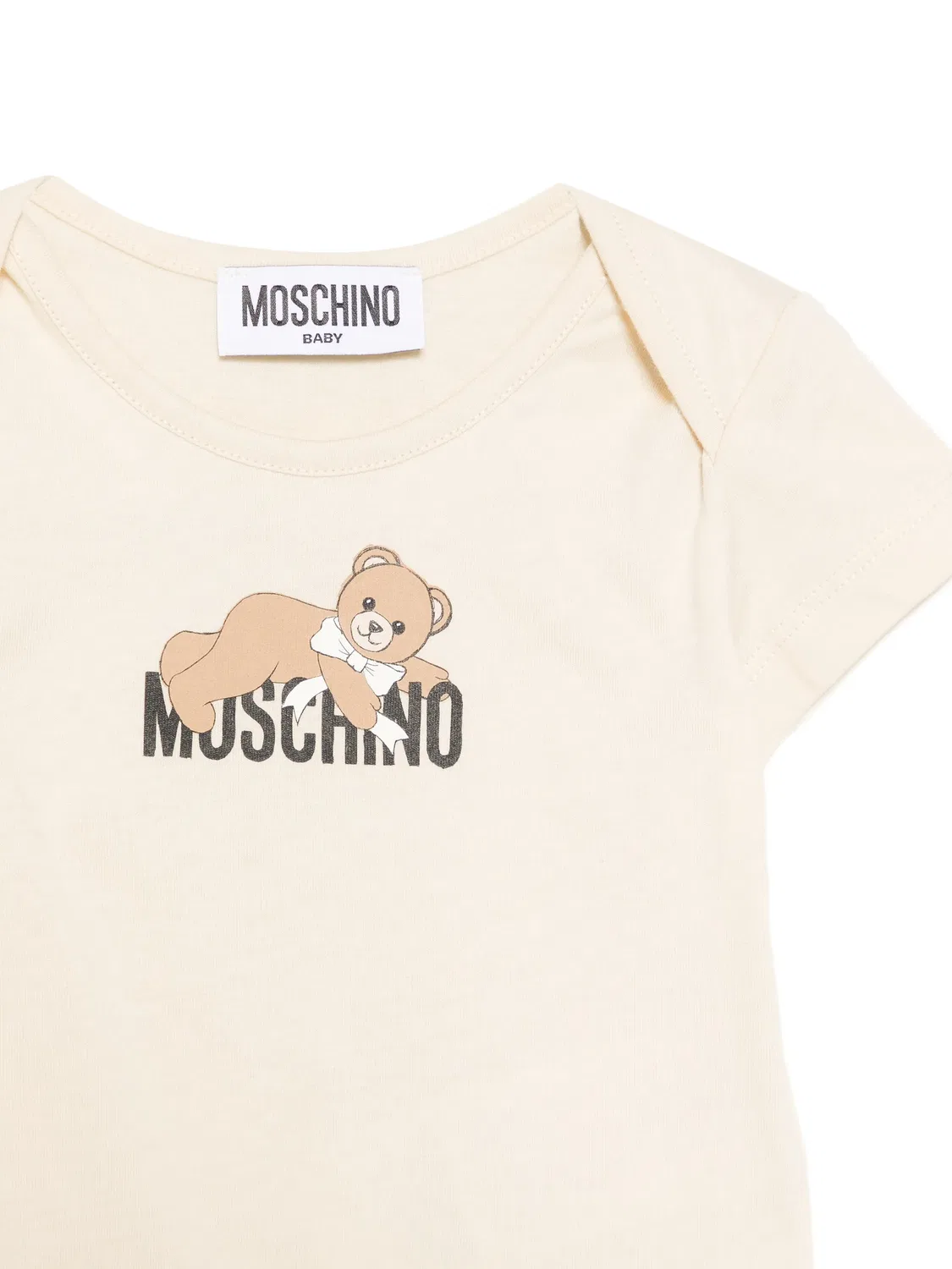 Комплект для тела с принтом "плюшевый мишка" Moschino Kids, нейтральные цвета — фото 2