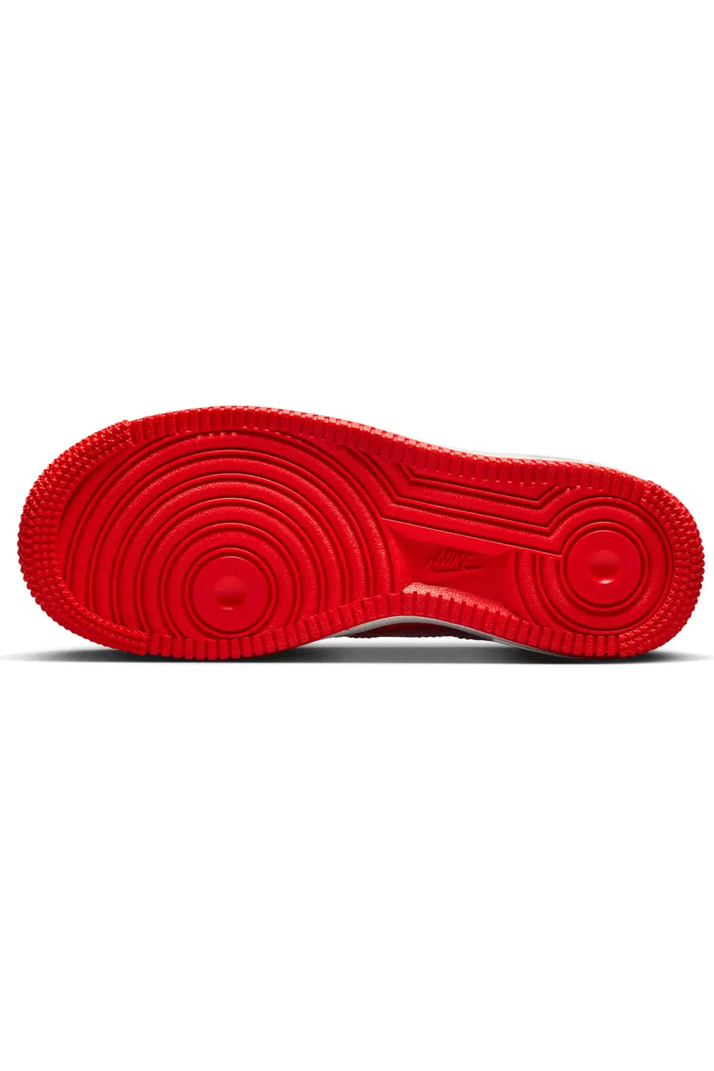 Детские баскетбольные кроссовки с амортизацией Nike Air Force 1, White/Crimson/Red/Pink — фото 4