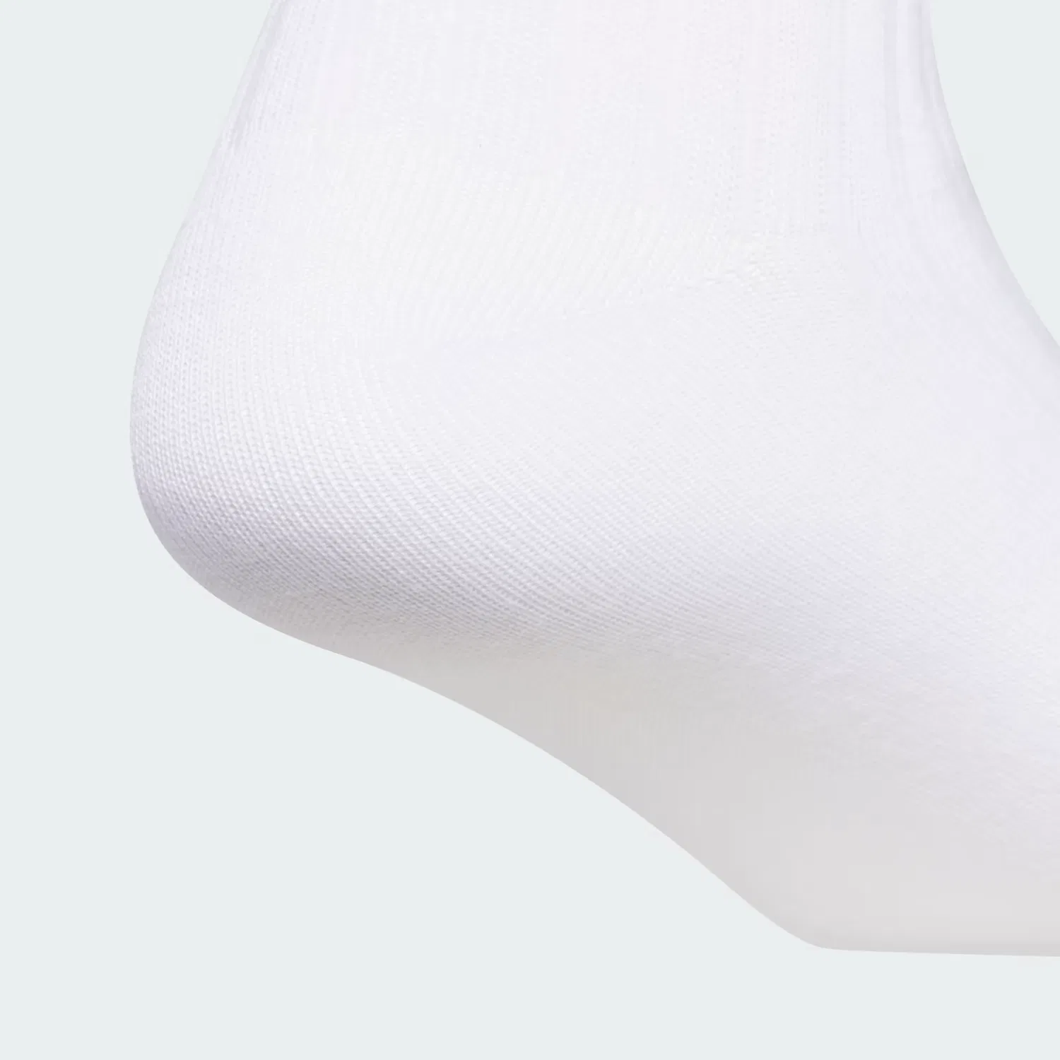 Носки высокие ультралегкие, 2 пары, Trefoil Adidas Originals, белый/светло-серый — фото 4