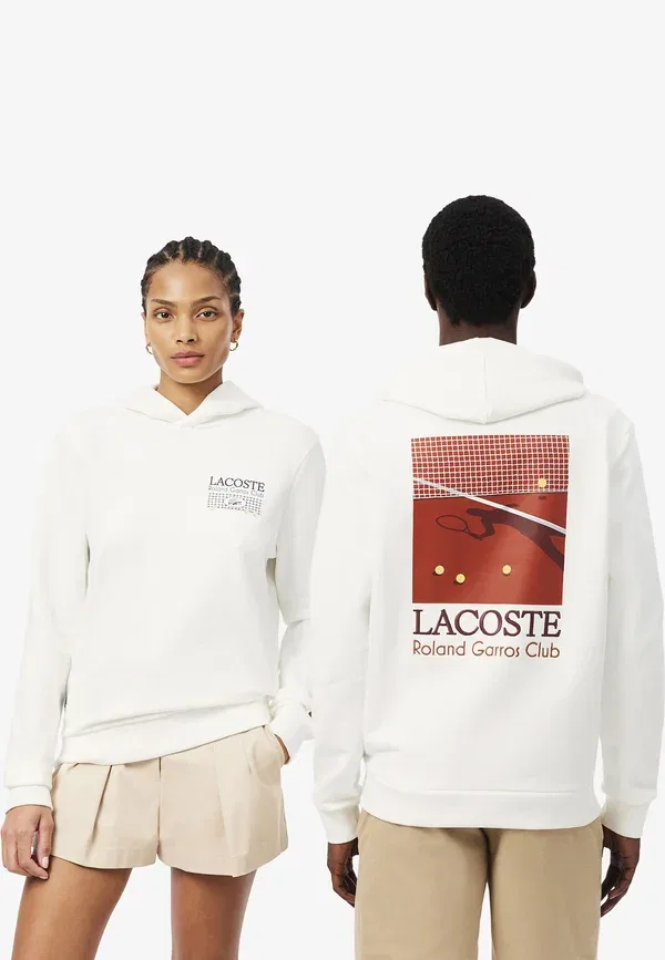 Худи Lacoste унисекс, базовый, черный — фото 2
