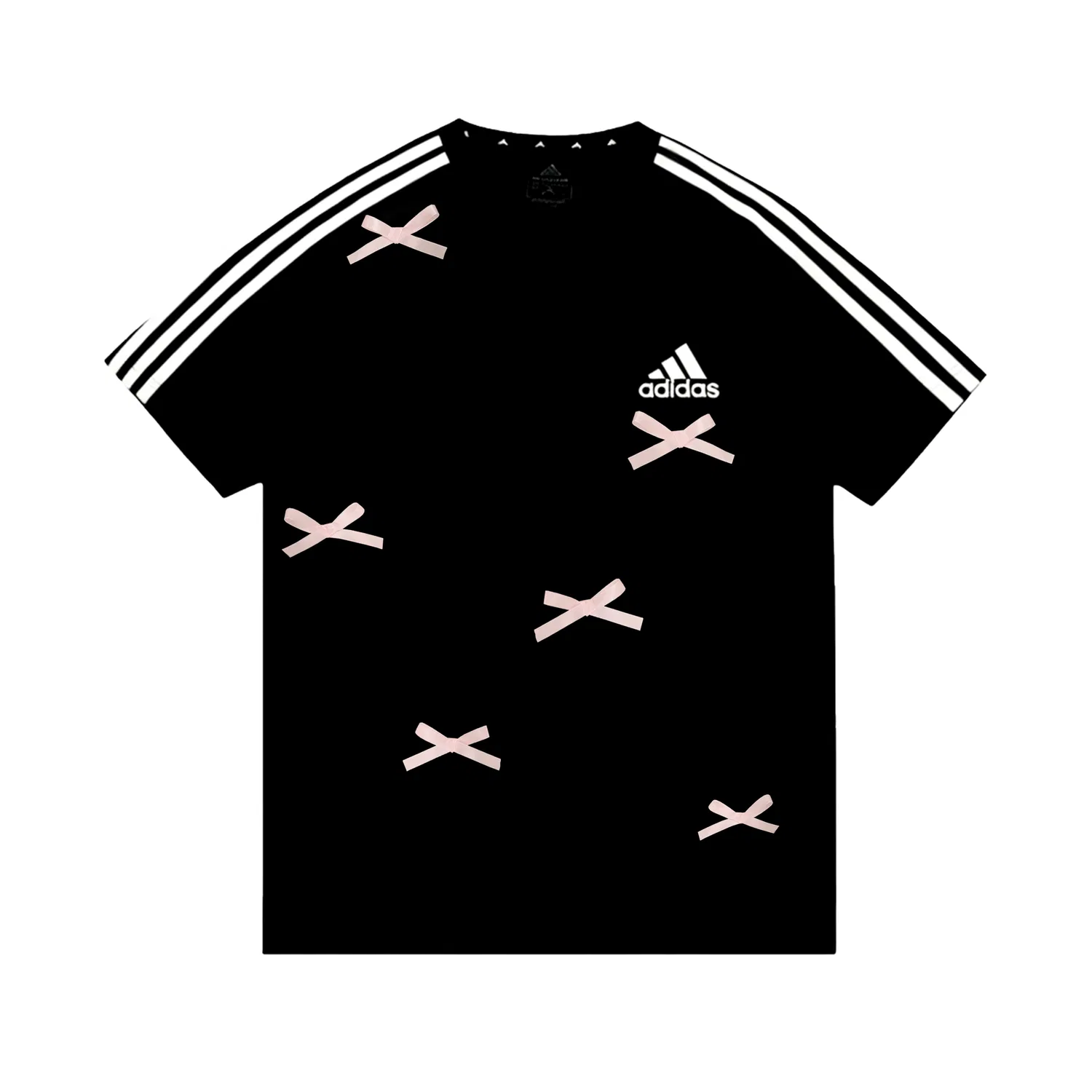 Футболка с длинным рукавом с принтом Adidas, Black