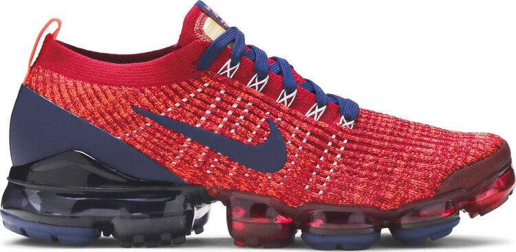 Кроссовки Nike Air VaporMax Flyknit 3 'Noble Red', красный — фото 2