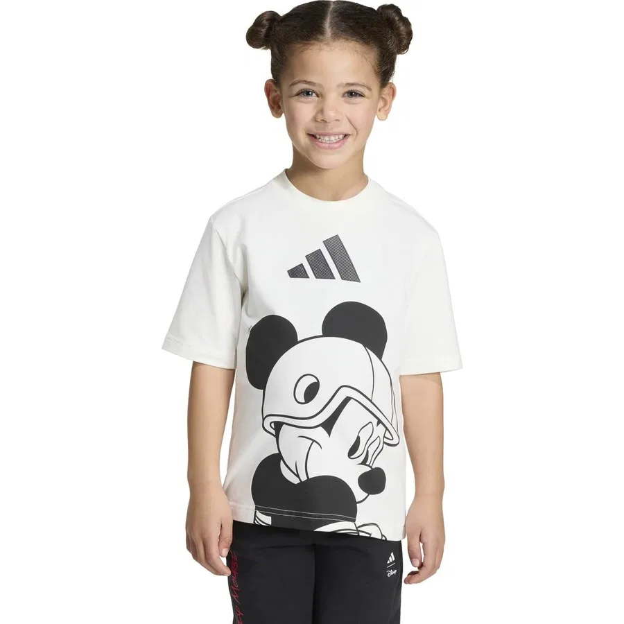Детская футболка с круглым вырезом Lk Dy mm T adidas, Белый