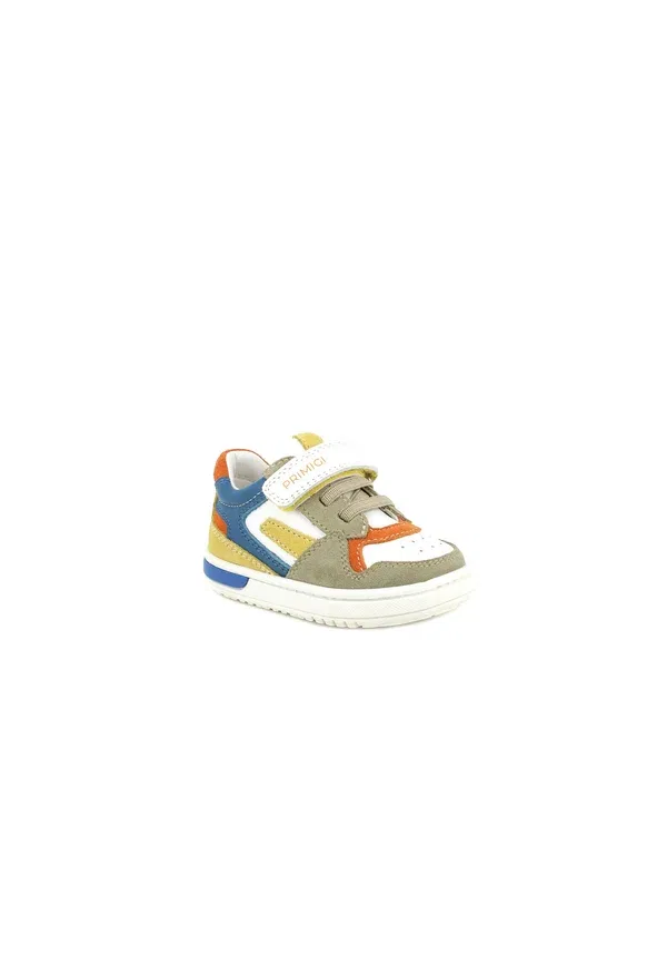 Кроссовки кожаные Sneaker bambino, Primigi, мультиколор — фото 2