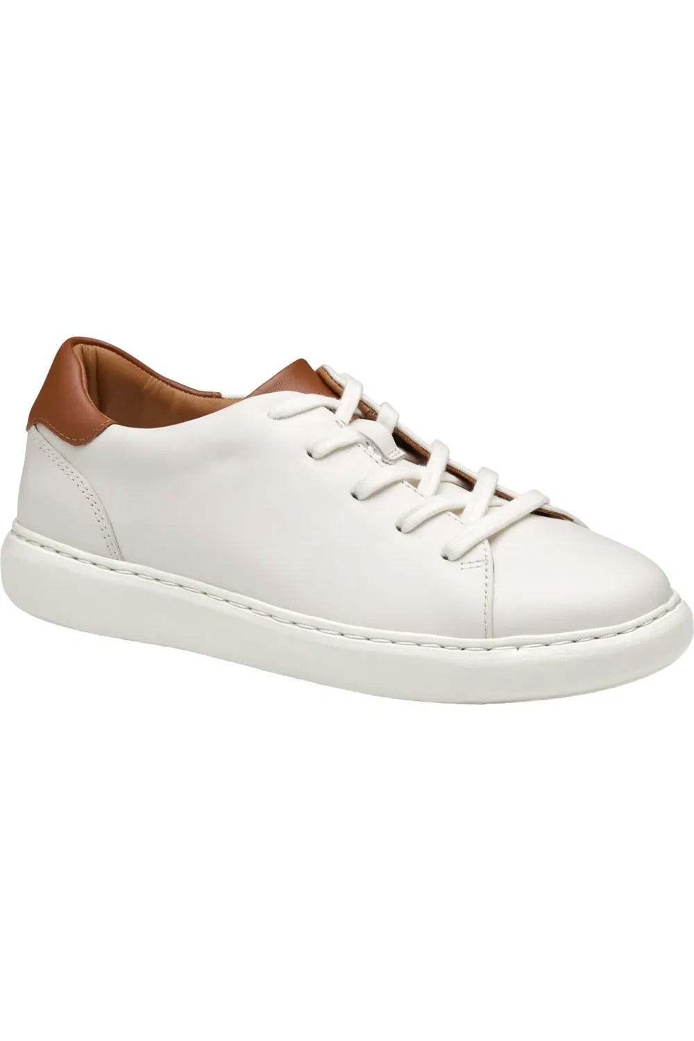 Кеды детские на мягкой подошве Anders Johnston & Murphy, White Full Grain
