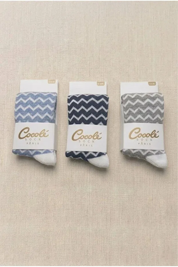 Детские колготки для мальчиков с узором Cocole Socks, Multicolor — фото 2