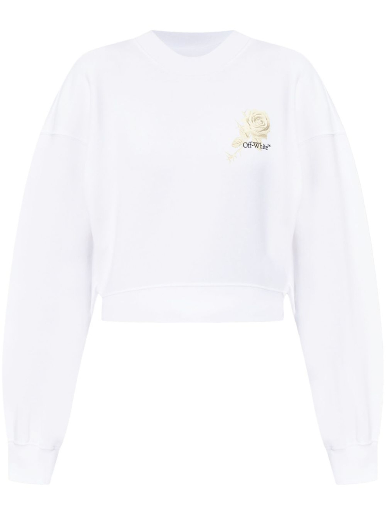 

Off-White толстовка с логотипом, белый