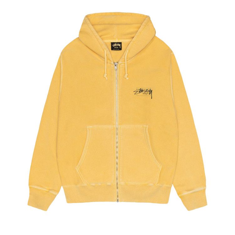 

Худи Stussy Modern Age Zip Hoodie Pigment Dyed, Yellow