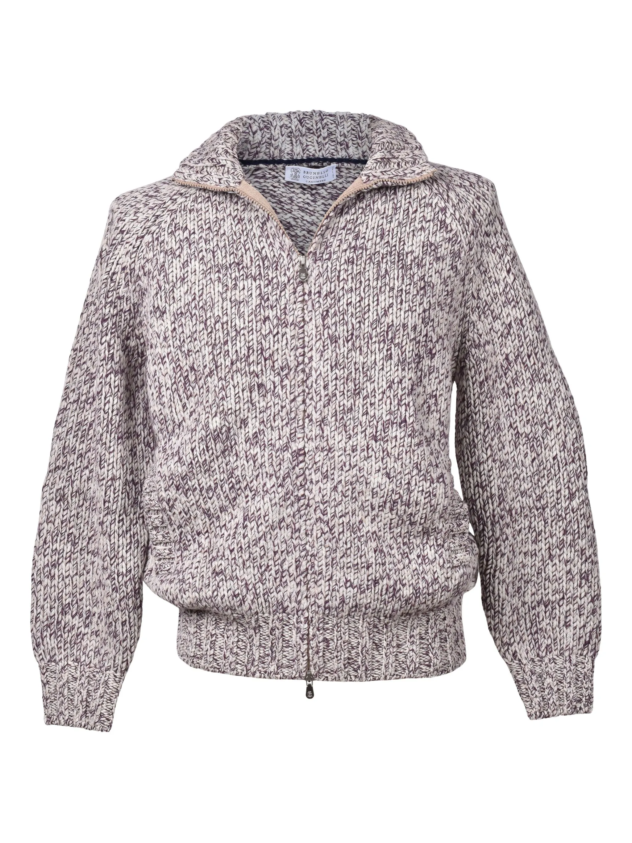 

Кардиган на молнии Brunello Cucinelli, красный