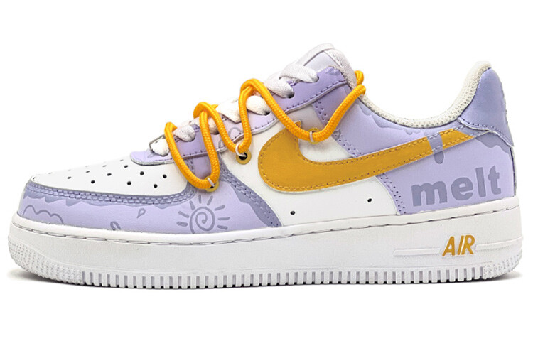 

Кроссовки для скейтбординга Air Force 1 мужские низкие фиолетовые/белые Nike, Фиолетовый, Кроссовки для скейтбординга Air Force 1 мужские низкие фиолетовые/белые Nike