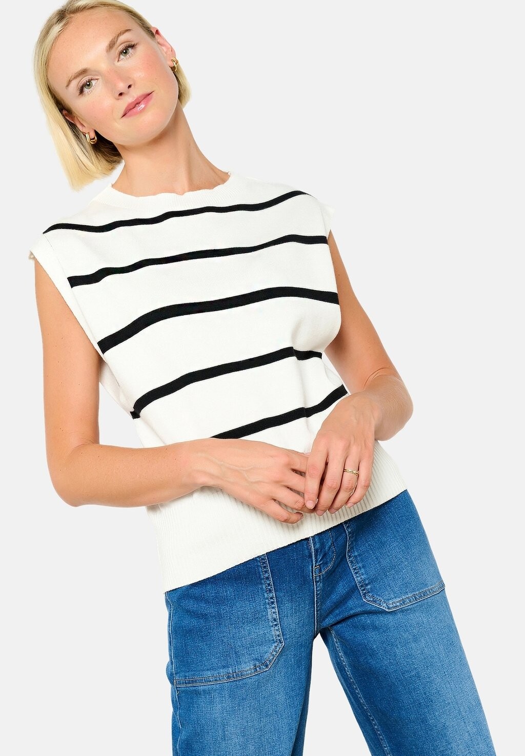 

Топ STRIPED TANK LolaLiza, бежевый