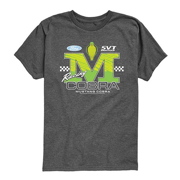 

Футболка с принтом Ford Mustang Cobra Racing для мальчиков 8-20 Licensed Character, Heather Charcoal