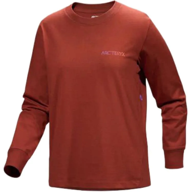 Топ с длинным рукавом и принтом птицы Kragg Arcteryx, Sequoia & Brown Multi
