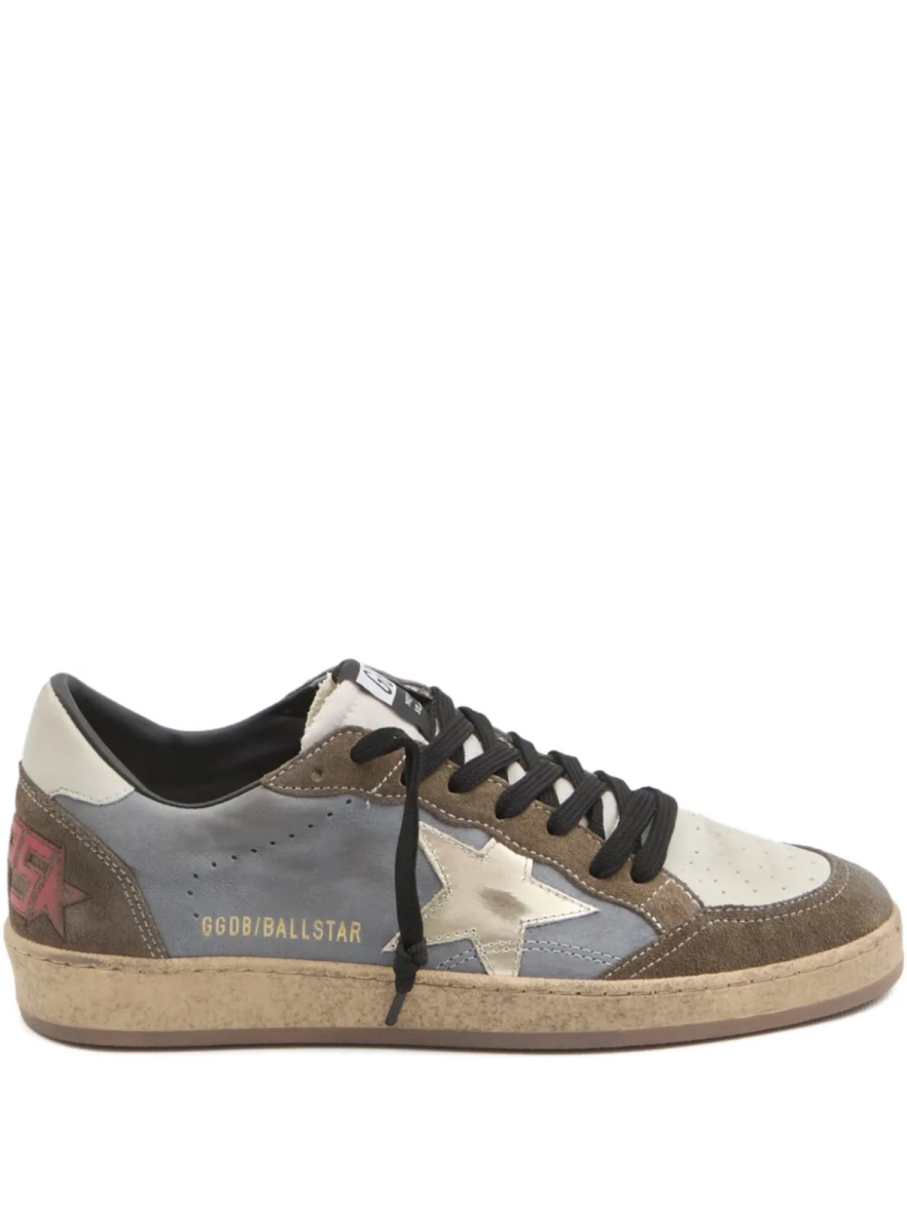 

Замшевые кроссовки Golden Goose Ball Star, серый