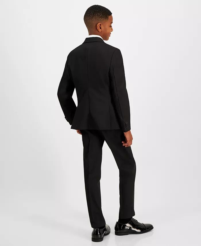 Пиджак классического кроя для больших мальчиков, эластичный B By Brooks Brothers, черный — фото 2