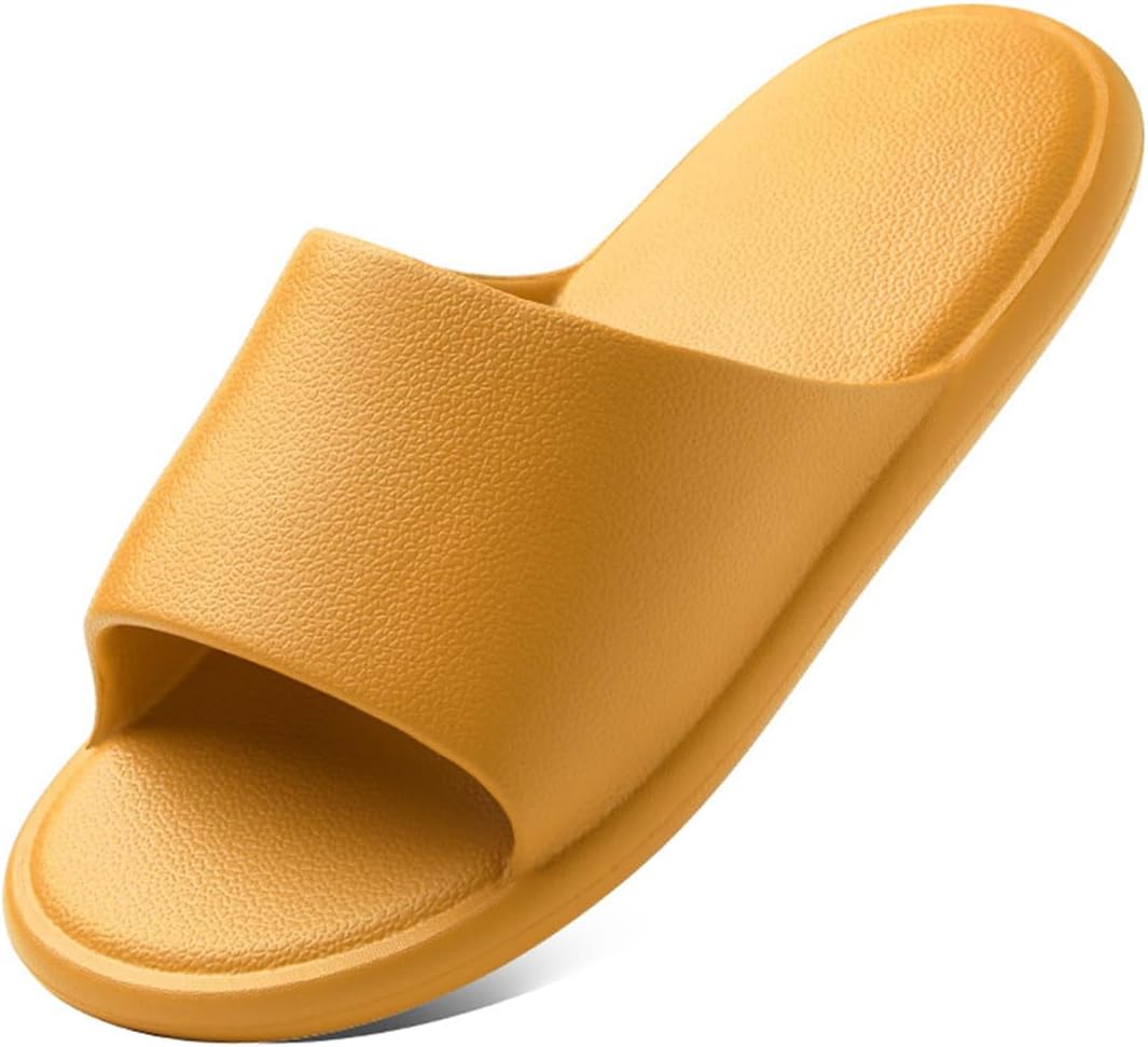 

Мужские и женские шлепанцы AUXDIQ для дома, быстросохнущие, для душа, у бассейна, пляжа и дома, желтый