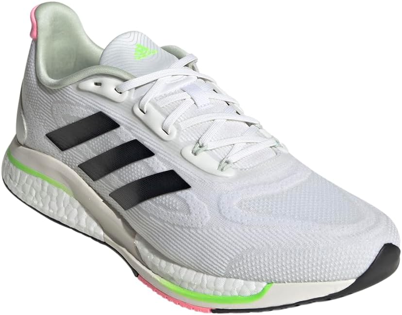Мужские кроссовки для бега Adidas Supernova , белый/черный/зеленый — фото 3