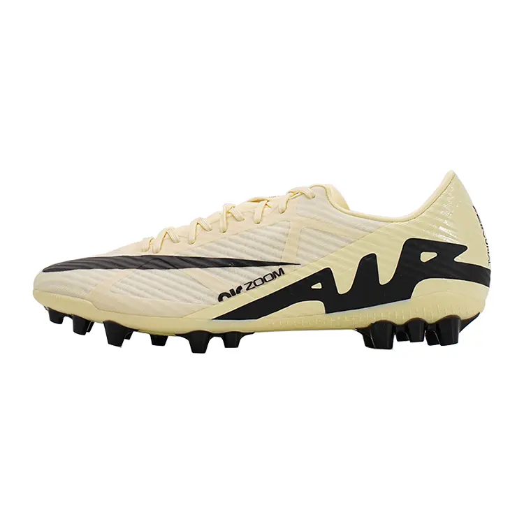 

Nike ZOOM VAPOR 15 ACADEMY AG 舒适轻便 防滑耐磨 足球鞋 男款 浅黄色, Pastel Yellow