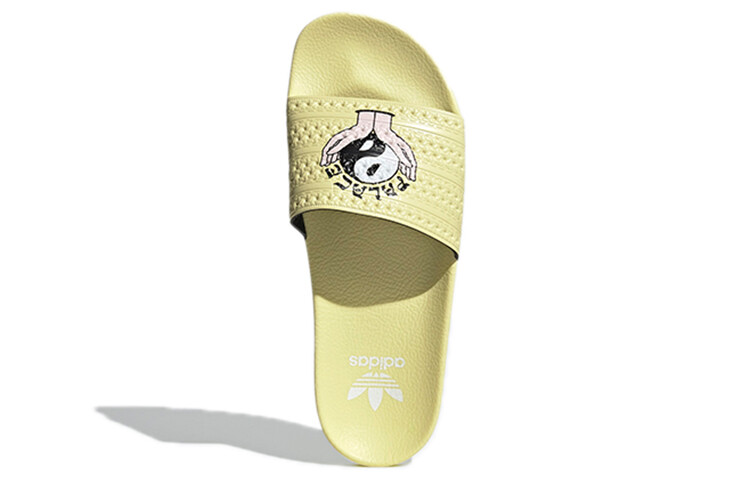 Кроссовки Adidas Adilette Palace Palaste светло-желтые Adidas Originals — фото 4