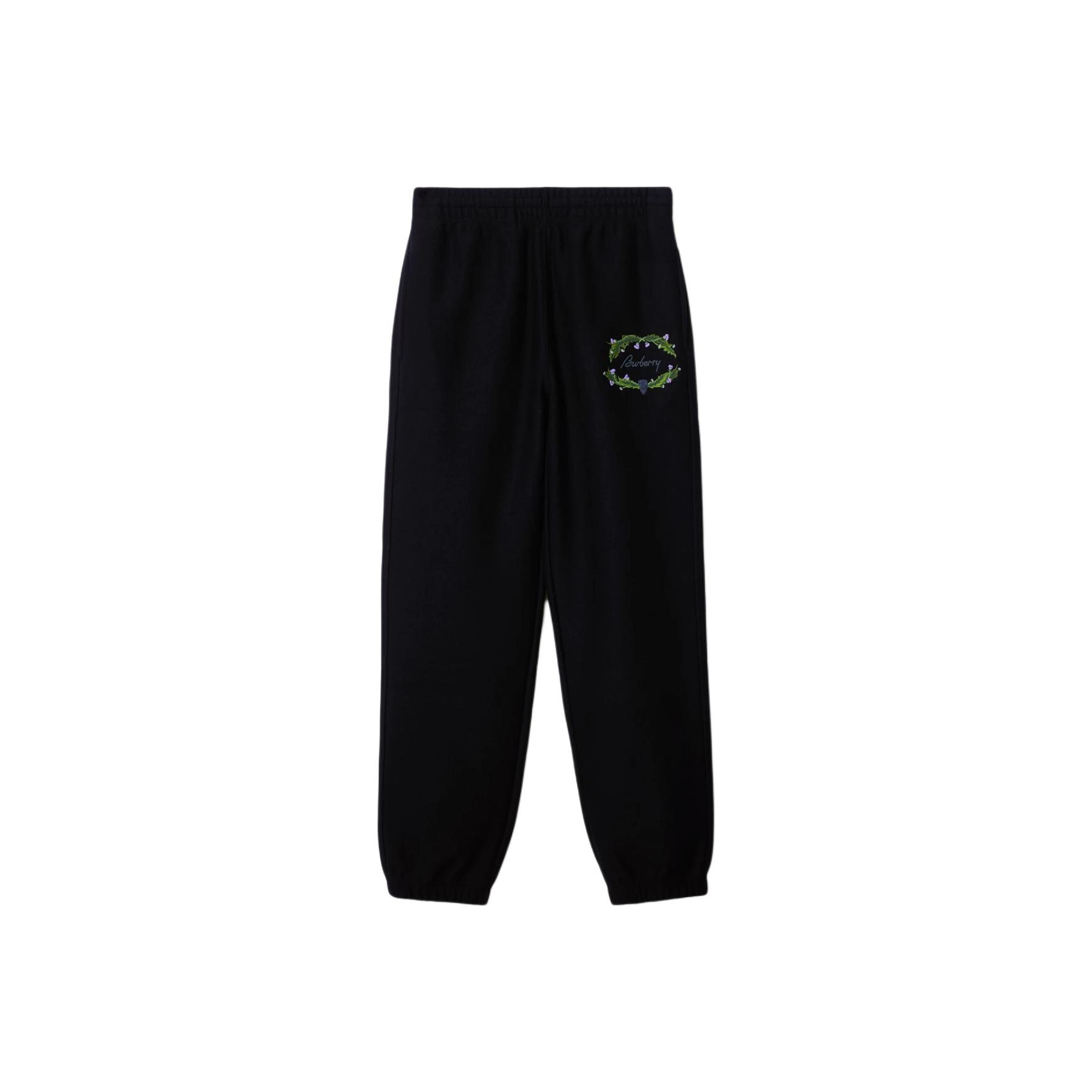 

Тренировочные брюки с вышитым логотипом Burberry, серый
