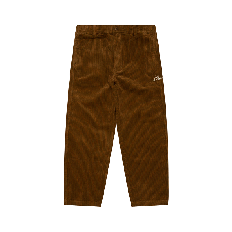 

A Bathing APE вельветовые брюки Aape, коричневый