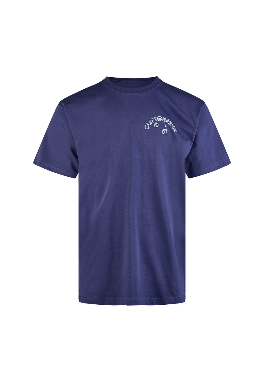 

Рубашка Cleptomanicx Classic Tee Boule & Pastis, синий