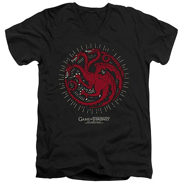 

Футболка с коротким рукавом game of thrones targaryen burst sigil Licensed Character