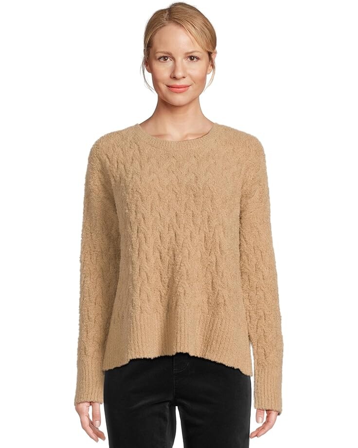 

Свитер Eileen Fisher Crew Neck Sweater, цвет Biscuit