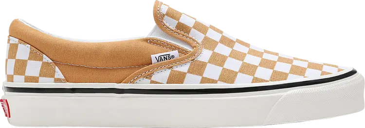 

Кроссовки Classic Slip-On 'Checkerboard - Honey Yellow', желтый, Коричневый, Кроссовки Classic Slip-On 'Checkerboard - Honey Yellow', желтый