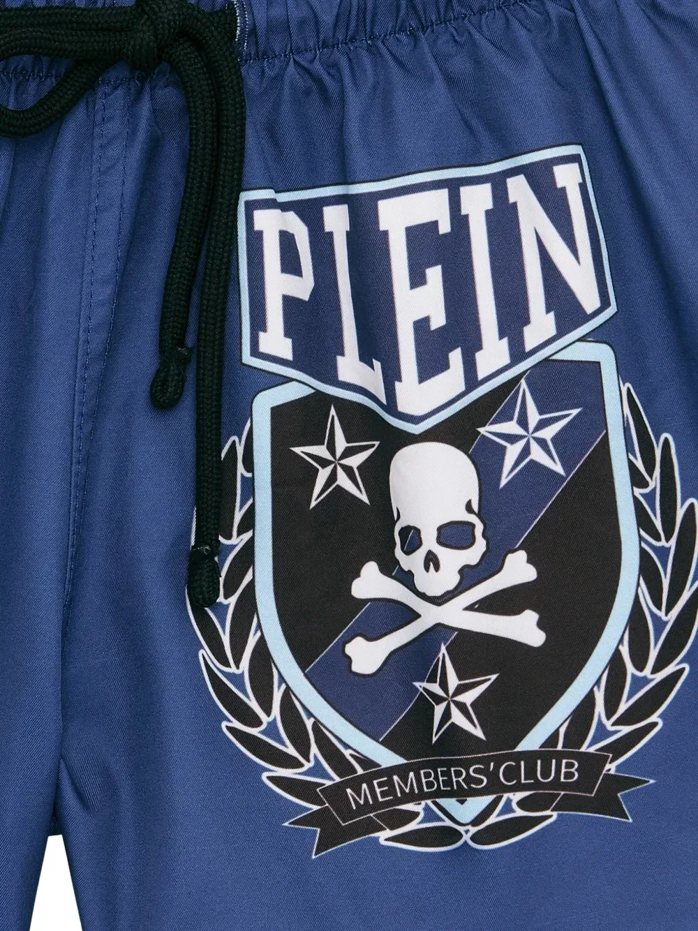 Плавки-шорты с графическим принтом Philipp Plein Junior, синий — фото 3