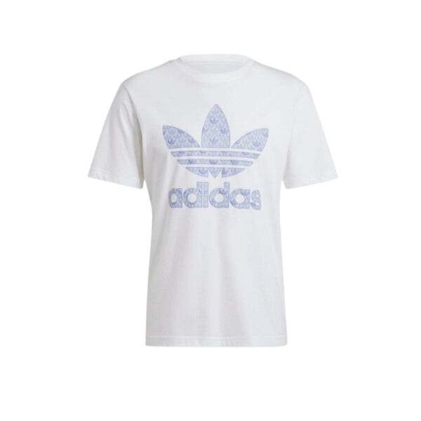 

Футболка классическая футболка с монограммой Adidas, белый