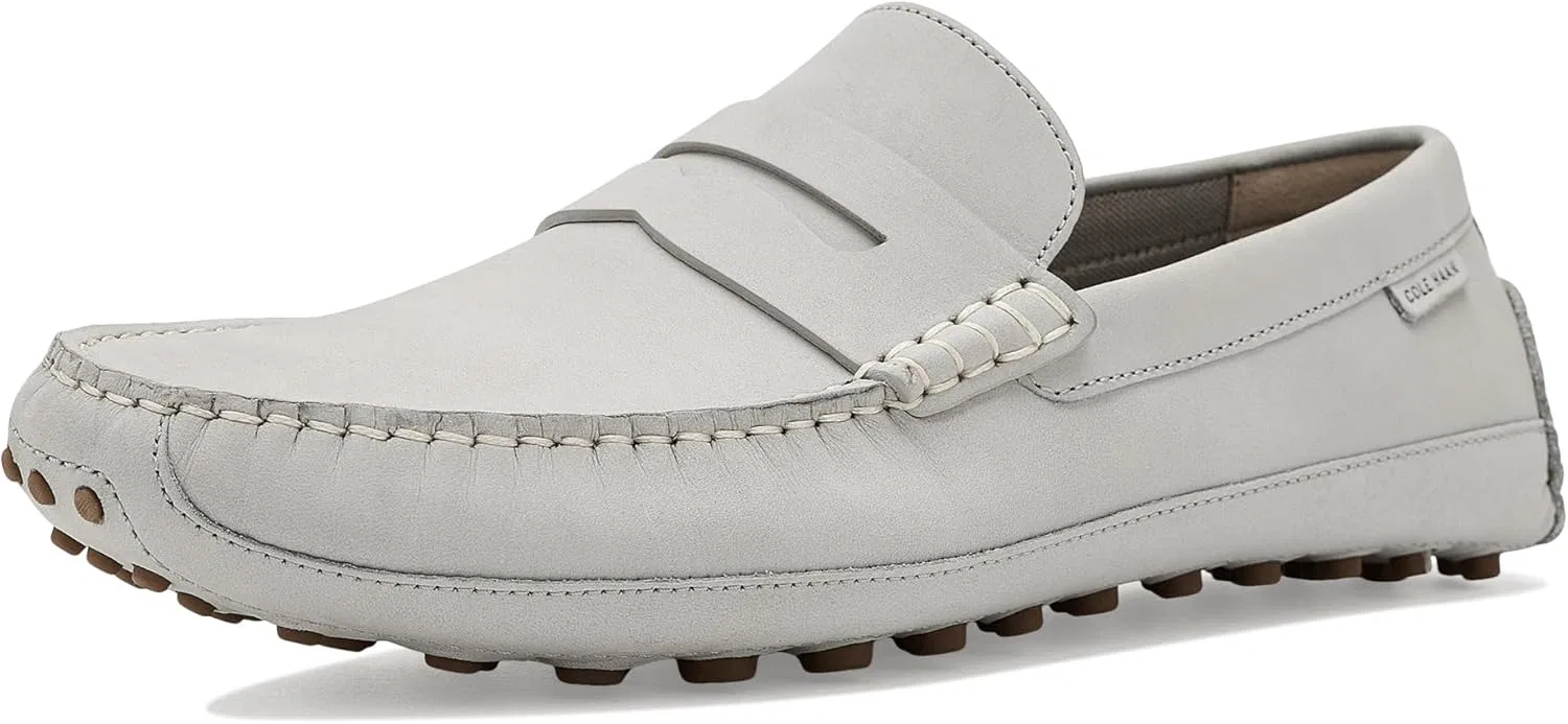 Лоферы мужские Cole Haan, серый замшевый нубук