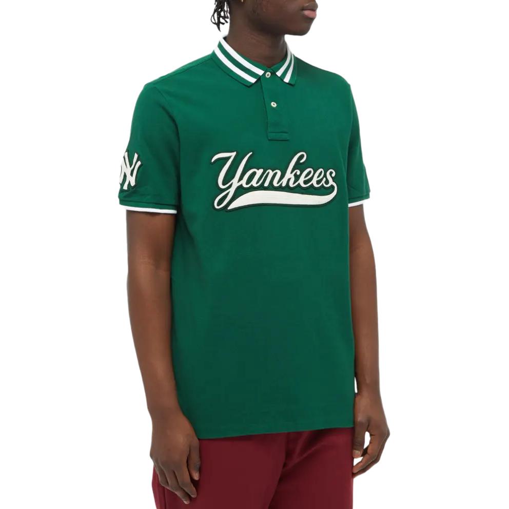 Поло Ralph Lauren Yankees Мужская Зеленая — фото 3