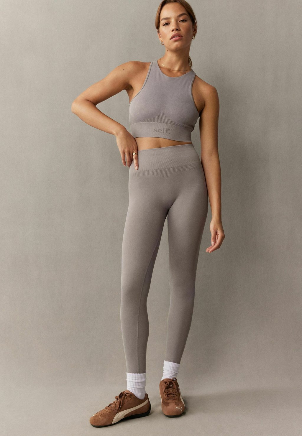 

Топ REGULAR FIT Self., серый