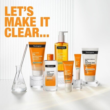 Скраб для лица Clear & Defend с 2% салициловой кислотой, 150 мл, Neutrogena — фото 2