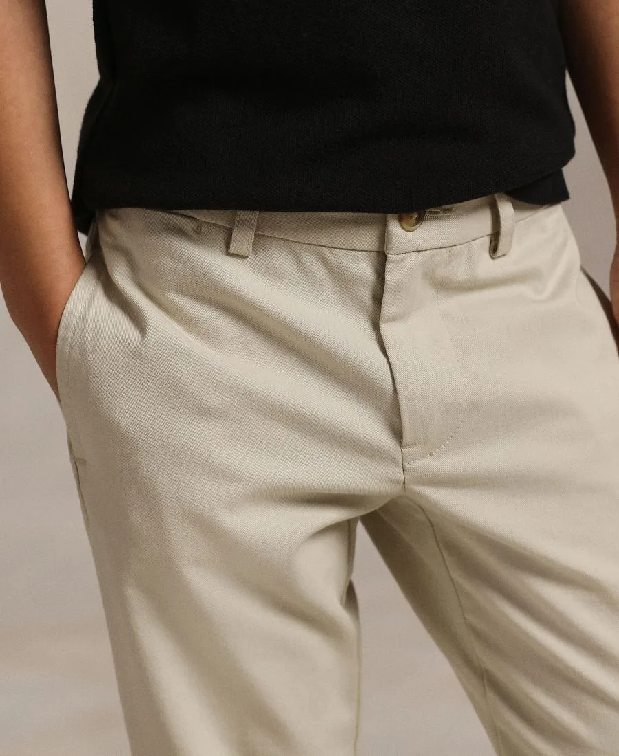 Girl's & Boy's Back to School Sibling Matching Moment Polo Ralph Lauren, Basic Sand — фото 3