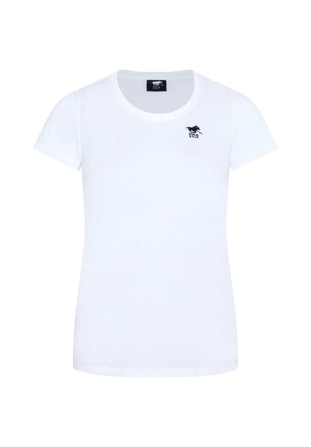 

Футболка с акцентом-лейблом POLO SYLT, цвет Bright White