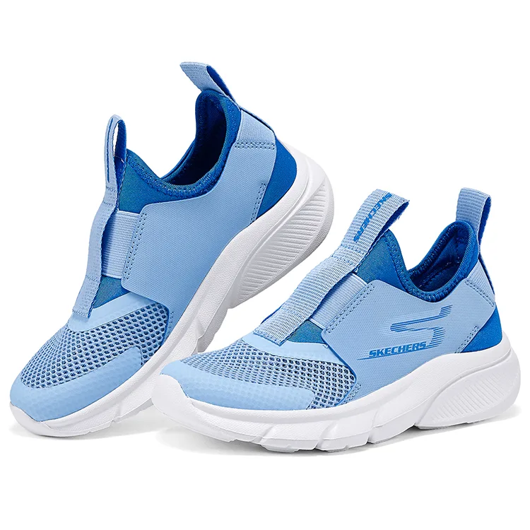 SPEED TRAINER детские кроссовки для бега Unisex Skechers Kids, светло-синий — фото 3